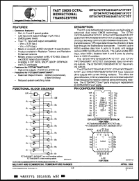 Click here to download IDT54FCT245DM Datasheet