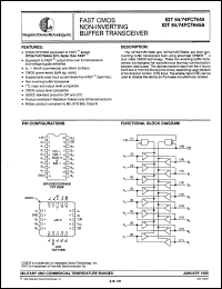 Click here to download IDT74FCT645J Datasheet