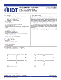 Click here to download IDTQS3VH16211PA Datasheet
