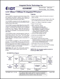 Click here to download ICS1893BFT Datasheet