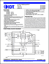 Click here to download IDT72V3641L15PQF Datasheet