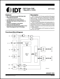 Click here to download IDT71016S15PH Datasheet