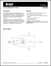 Click here to download ICS726A Datasheet