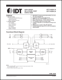 Click here to download IDT7132SA25FI Datasheet