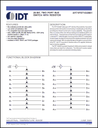 Click here to download IDT74FST1632861 Datasheet