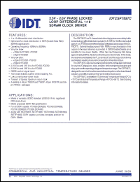 Click here to download IDTCSPT857CNLI Datasheet