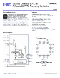 Click here to download ICS8430-62 Datasheet