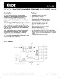 Click here to download ICS345RPLFT Datasheet