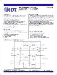 Click here to download IDTCV110LPV Datasheet