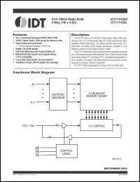 Click here to download IDT71V428S Datasheet