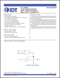 Click here to download IDT74LVC827APY Datasheet