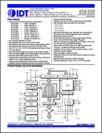Click here to download IDT72T18105L5BBI Datasheet