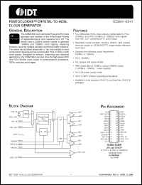 Click here to download ICS841654AGIT Datasheet