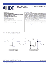 Click here to download IDT74FCT162374ETPVG Datasheet