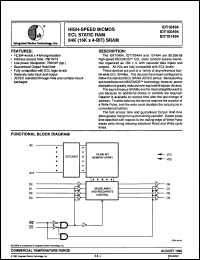 Click here to download IDT101494S10XE Datasheet