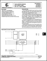 Click here to download IDT100A474S5D Datasheet