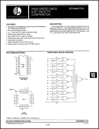 Click here to download IDT54AHCT521LB Datasheet