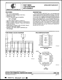 Click here to download IDT54FCT138DM Datasheet