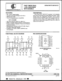 Click here to download IDT74FCT139J Datasheet