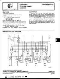 Click here to download IDT74FCT191L Datasheet