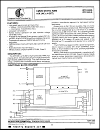Click here to download IDT6168SA100EB Datasheet