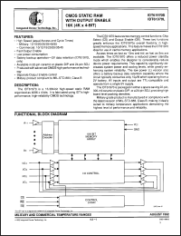 Click here to download IDT61970S10D Datasheet