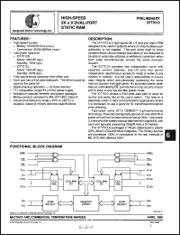 Click here to download IDT7012S25F Datasheet