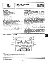 Click here to download IDT7032SA25CB Datasheet