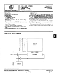 Click here to download IDT71569L25TP Datasheet