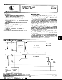 Click here to download IDT7164L100TDB Datasheet