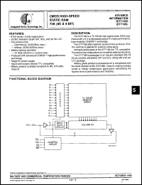 Click here to download IDT7169L35TP Datasheet
