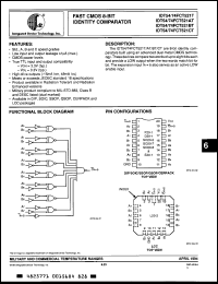 Click here to download IDT74FCT521BPQ Datasheet