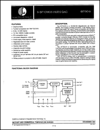 Click here to download IDT75C19S125LB Datasheet