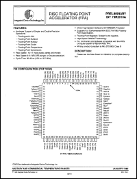 Click here to download IDT79R2010AB12G Datasheet