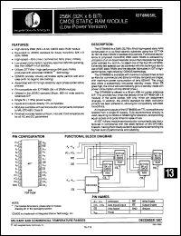 Click here to download IDT8M856L75CB Datasheet
