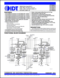 Click here to download IDT72815LB15BG Datasheet