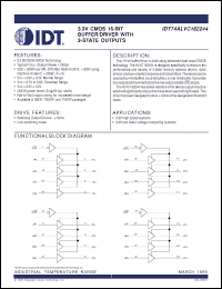 Click here to download IDT74ALVC162244 Datasheet