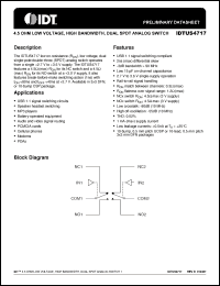 Click here to download IDTUS4717 Datasheet