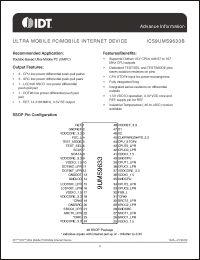 Click here to download 9UMS9633 Datasheet