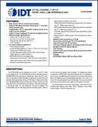 Click here to download IDT82V2048E Datasheet