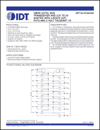 Click here to download IDT74LVC4245A Datasheet