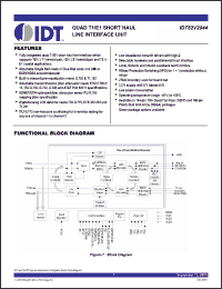 Click here to download IDT82V2044 Datasheet