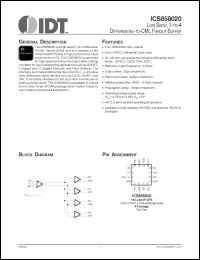 Click here to download ICS858020AK Datasheet