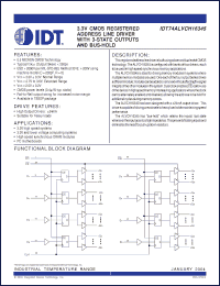 Click here to download IDT74ALVCH16345PA Datasheet