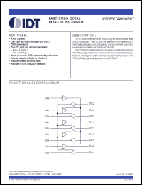 Click here to download IDT74FCT2244CTQG Datasheet
