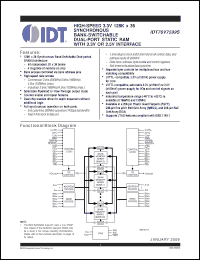 Click here to download 70V7599S166BF Datasheet