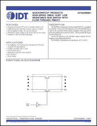Click here to download IDTQS3R861SO Datasheet
