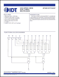Click here to download IDTQS74FCT253ATS1 Datasheet