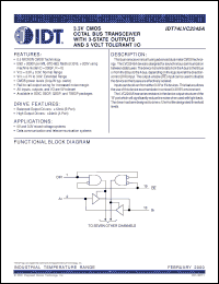 Click here to download IDT74LVC2245ASO Datasheet