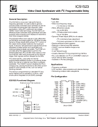 Click here to download ICS1523MT Datasheet